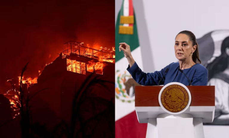 México envía ayuda a Los Ángeles para combatir incendios forestales