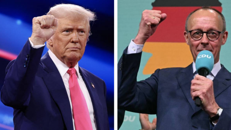 Trump celebra victoria conservadora en Alemania y avance de la extrema derecha