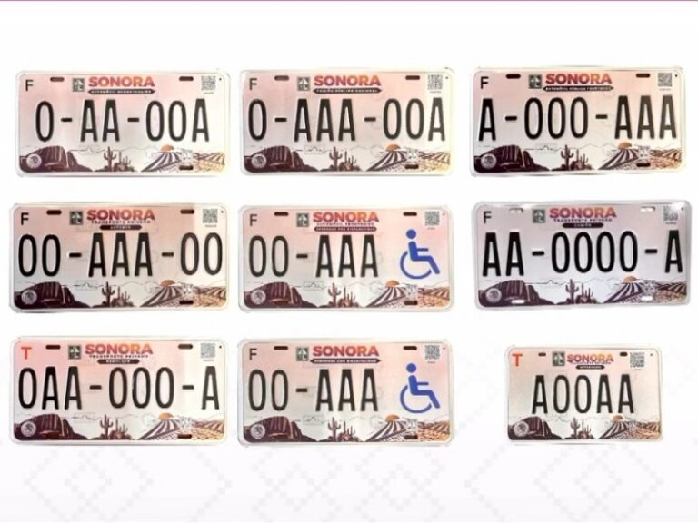 Sonora estrena placas vehiculares con diseños que celebran su diversidad geográfica