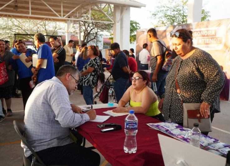 Sonora Atiende lleva servicios gratuitos a colonias vulnerables