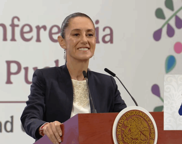 Sheinbaum celebra crecimiento económico de México y desmiente pronósticos negativos del FMI