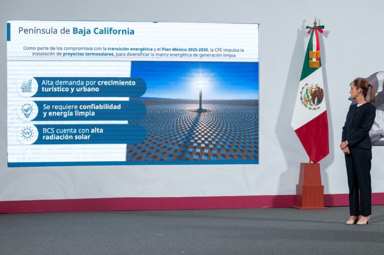 México Construirá sus Primeras Plantas de Energía Termosolar en Baja California Sur
