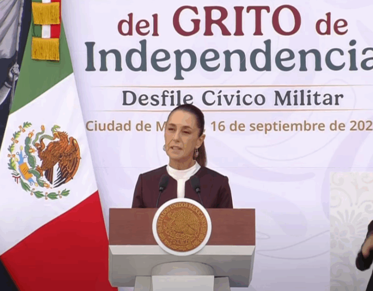 Sheinbaum Proclama la Soberanía Nacional en el Desfile del 16 de Septiembre: “Nada Detiene a Esta Nación”.