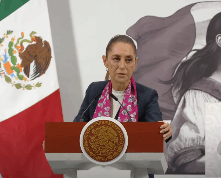 Sheinbaum Acusa a Salinas Pliego de Jugar “al Papel de Víctima” por Sus Deudas