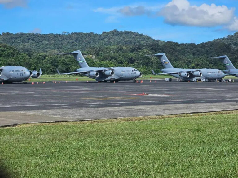 Aterrizaje Militar Controversial: Nueve Aeronaves de EE.UU. Llegan a Panamá para Ejercicios Conjuntos