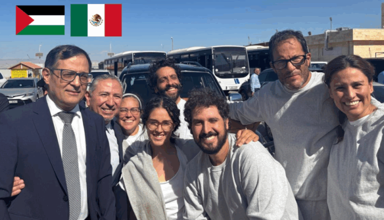 México rescata a sus activistas tras detención ilegal en aguas internacionales