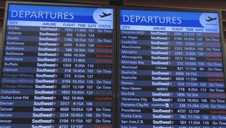 Caos Aéreo en EU: Cierre de Gobierno Cancela Más de 5 Mil Vuelos