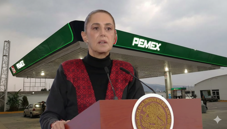 Sheinbaum frena aumento de la gasolina Magna en 2026