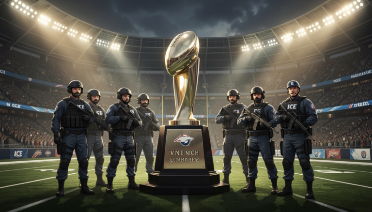 El Super Bowl de la Discordia: Cuando el Fútbol Americano Chocó con la Política Migratoria