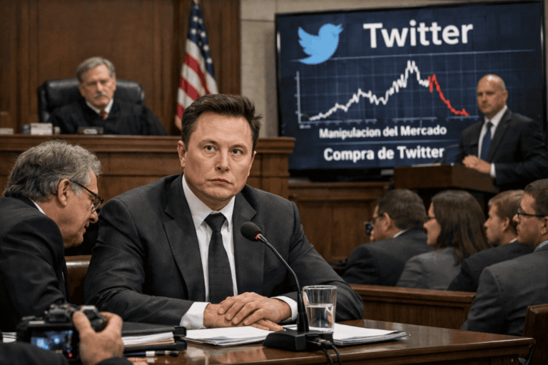 Elon Musk declaró en San Francisco: lo acusan de manipular acciones de Twitter para comprarla más barata.