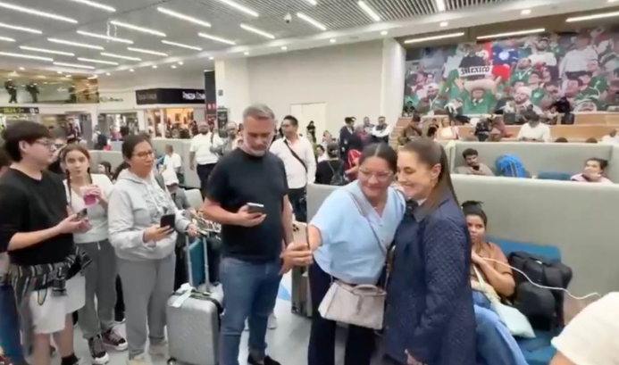 Mexicanos en Europa estallan de júbilo: Sheinbaum llega a Barcelona y rompe ocho años de distancia con España